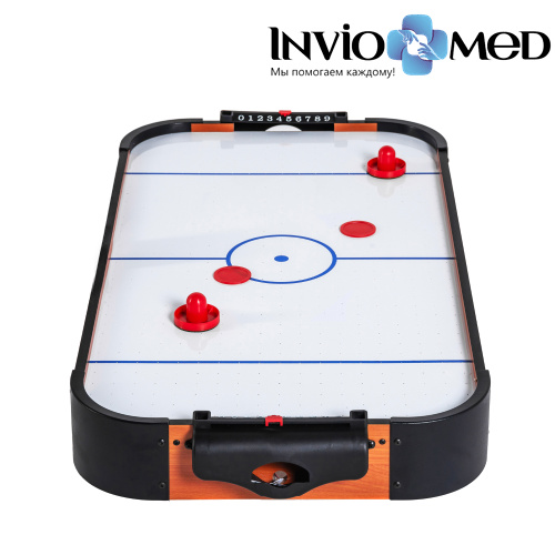 Игровой стол - аэрохоккей DFC LION мех.счетчик фото фото 3