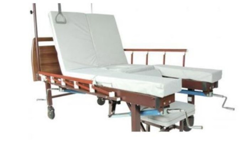 Медицинская кровать DHC FH-3 с санитарным оснащением с фукнциями "кардио-кресло" (электро) и переворота пациента (электро) фото фото 3