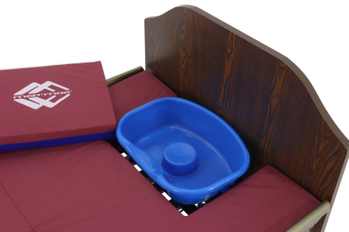 Кровать электрическая Med-Mos DB-11А (МЕ-5228Н-10) ЛДСП Венге с боковым переворачиванием, туалетным устройством и функцией «кардиокресло» фото фото 13