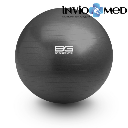 Мяч гимнастический BRONZE GYM, антивзрывной, 55 см. фото