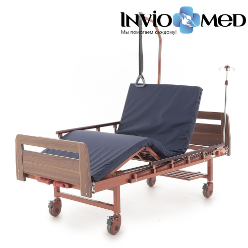 Медицинская кровать Med-Mos E-8 (MМ-2024Д-04 (У)) ЛДСП (2 функции) фото фото 14
