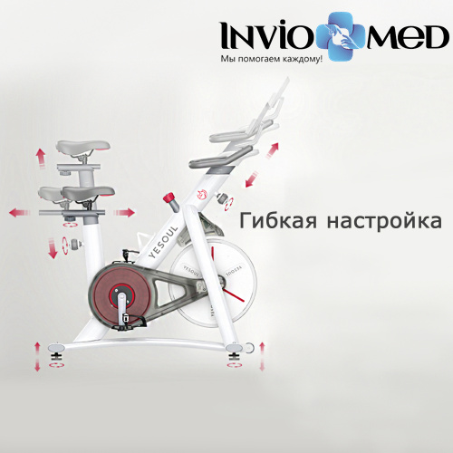 Велотренажер DFC Yesoul S3 PRO WHITE фото фото 12