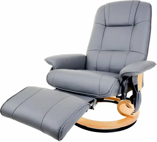 Кресло вибромассажное Calviano с подъемным пуфом 2158 фото фото 3
