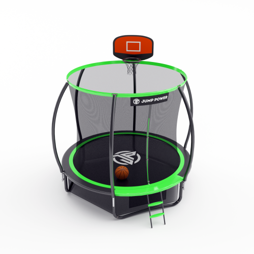 Батут Jump Power 8 ft Pro Inside Basket Green фото фото 7