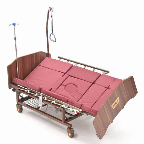 Электрическая медицинская кровать MET EVA с функцией кардиокресло, полным переворотом и туалетом (арт. 17134) фото фото 3