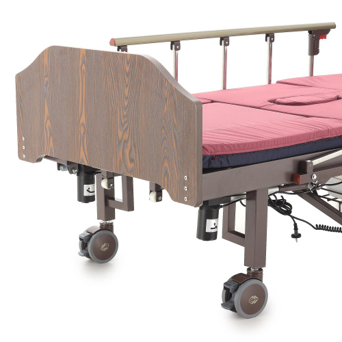 Кровать электрическая Med-Mos YG-3 (МЕ-5228Н-13) ЛДСП Венге с боковым переворачиванием, туалетным устройством и функцией «кардиокресло» фото фото 30