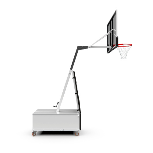 Баскетбольная мобильная стойка DFC STAND60SG 152x90CM поликарбонат (3кор) фото фото 4