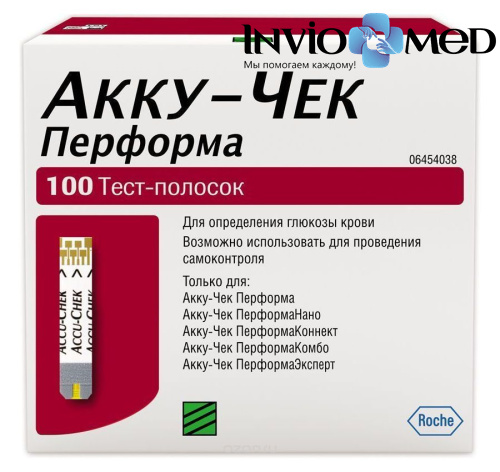 Тест-полоски Акку-Чек Перформа № 100 (Accu-Chek Performa) фото