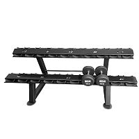 Стойка для гантелей (10 пар) BRONZE GYM PARTNER AL-420 фото