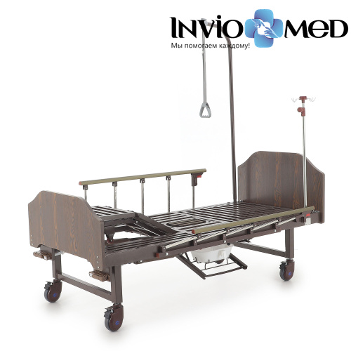 Кровать механическая Med-Mos YG-6 (MM-2124Н-00) с туалетным устройством и функцией «кардиокресло» фото фото 5 Кровать механическая Med-Mos YG-6 (MM-2124Н-00) с туалетным устройством и функцией «кардиокресло» фото фото 5