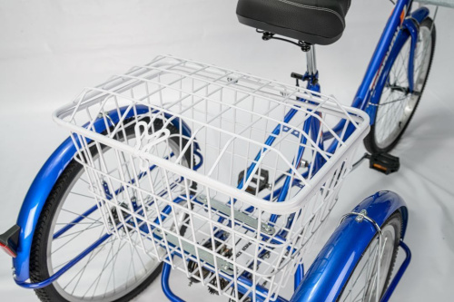 Электровелосипед трехколесный для взрослых РВЗ Чемпион (LITHIUM) 24" 6 скоростей фото 13