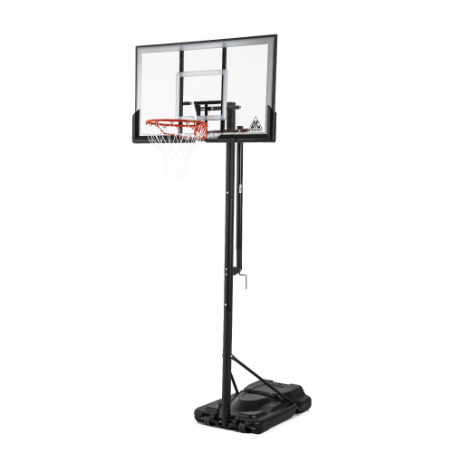 Баскетбольная мобильная стойка DFC STAND52P 132x80cm поликарбонат раздижн. рег-ка (два короба) фото