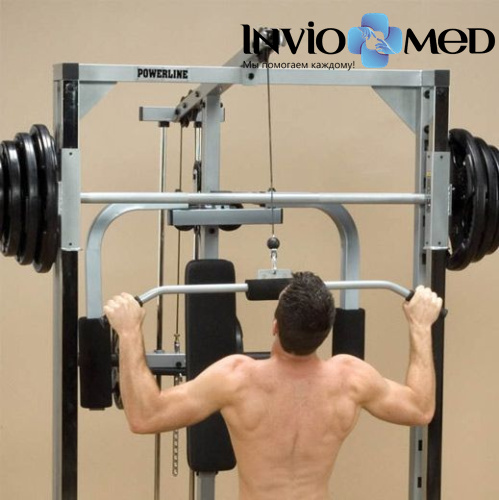 Опция верхняя тяга Body Solid Powerline PLA144 фото