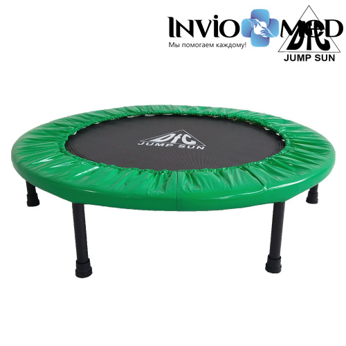 Батут DFC JUMP SUN 36' зеленый, б/сетки (91см) фото