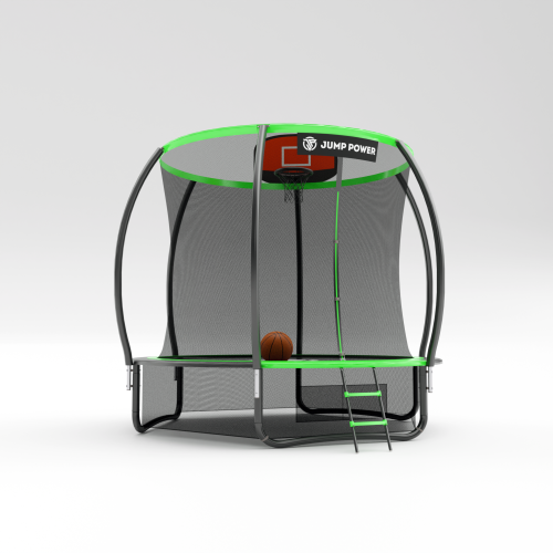 Батут Jump Power 8 ft Pro Inside Basket Green фото фото 3