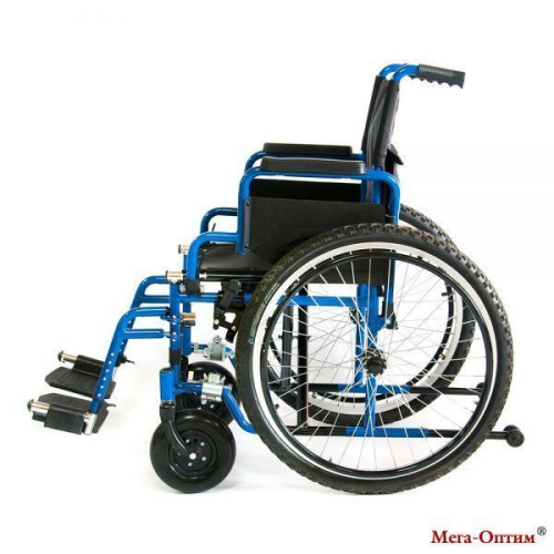 Кресло-коляска Мега-Оптим 512 AE с ручным приводом фото 2