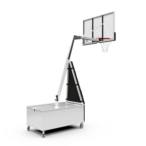 Баскетбольная мобильная стойка DFC STAND50SG 127X80CM поликарбонат (3кор) фото фото 5