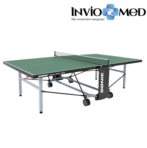 Теннисный стол DONIC OUTDOOR ROLLER 1000 GREEN фото фото 2