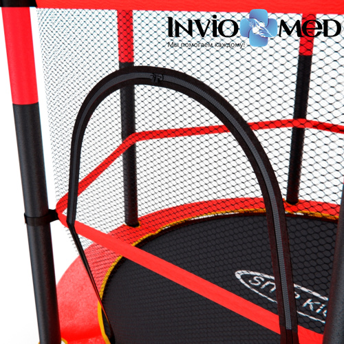 Батут DFC TRAMPOLINE-RED 55 дюймов с сеткой фото фото 6