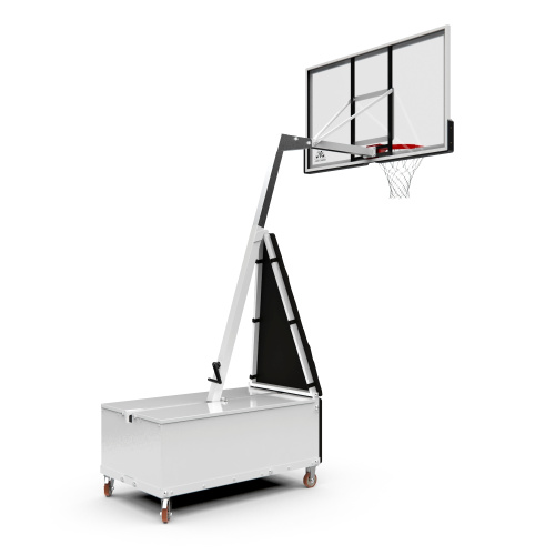 Баскетбольная мобильная стойка DFC STAND60SG 152x90CM поликарбонат (3кор) фото фото 5