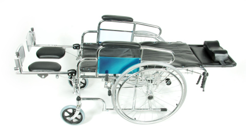 Инвалидная коляска Med-Mos FS954GC (MK-007/46) с подголовником фото 7