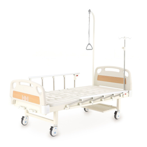 Кровать механическая Med-Mos Е-8 (MM-2014Н-02) (2 функции) с полкой и столиком фото фото 3