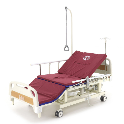 Кровать электрическая Med-Mos DB-11А (МЕ-5218Н-12) с боковым переворачиванием, туалетным устройством и функцией «кардиокресло» и регулировкой высоты фото фото 3