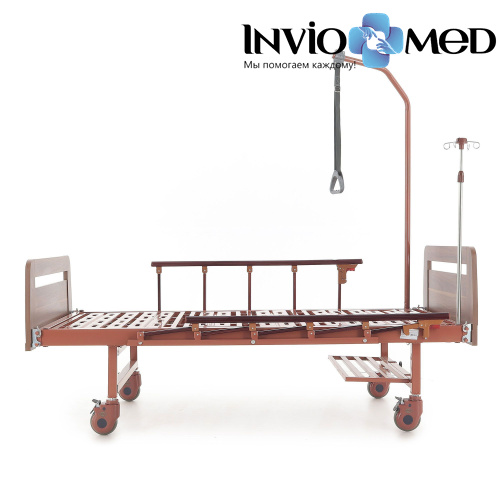 Медицинская кровать Med-Mos E-8 (MМ-2024Д-04 (У)) ЛДСП (2 функции) фото фото 4