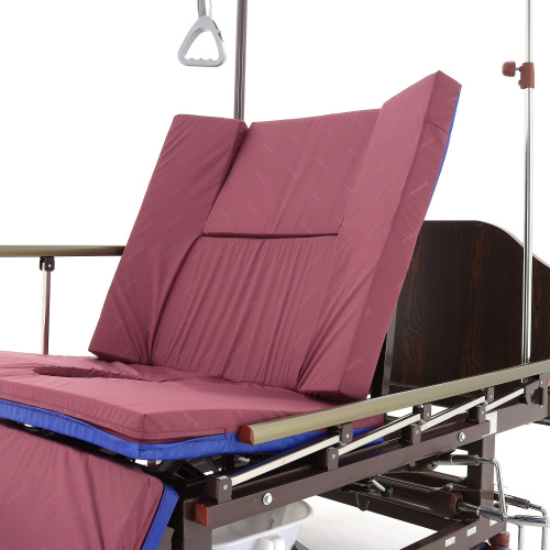 Кровать механическая Med-Mos Е-45А (ММ-5124Н-10) с боковым переворачиванием, туалетным устройством и функцией «кардиокресло» фото фото 28