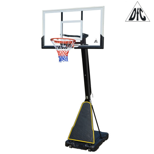 Баскетбольная мобильная стойка DFC STAND60P 152x90cm поликарбонат (два короба) фото