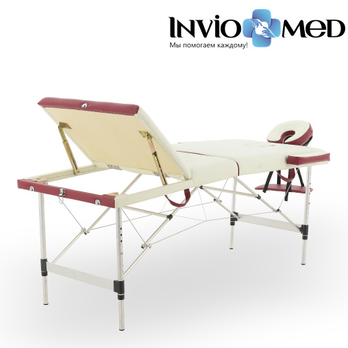 Массажный стол складной алюминиевый Med-Mos JFAL01A 3-х секционный NEW фото фото 5
