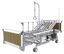 Кровать электрическая Med-Mos DB-11А (МЕ-5248Н-00) с боковым переворачиванием, туалетным устройством и функцией «кардиокресло» фото