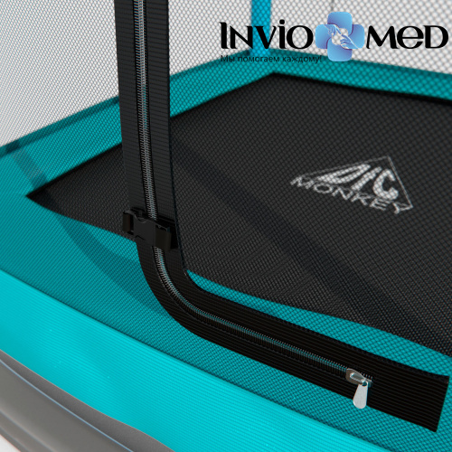 Батут DFC MONKEY 50х50", син/зел, сетка (127х127см) фото фото 7