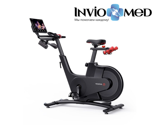 Велотренажер YESOUL Smart Spinning bike V1 черный фото фото 2