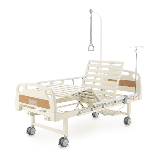 Кровать электрическая Med-Mos DB-7 (MЕ-2018Н-00) (2 функции) с полкой и накроватным столиком фото фото 2