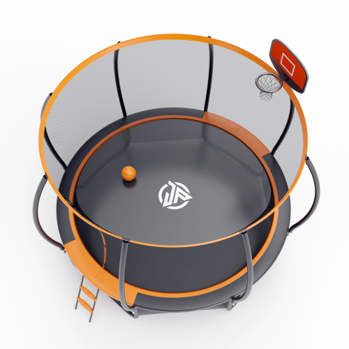 Батут Jump Power 12 ft Pro Inside Basket Orange фото фото 4