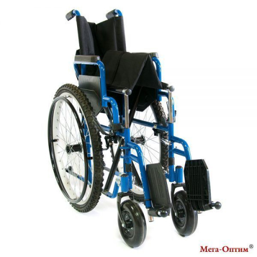 Кресло-коляска Мега-Оптим 512 AE с ручным приводом фото 6