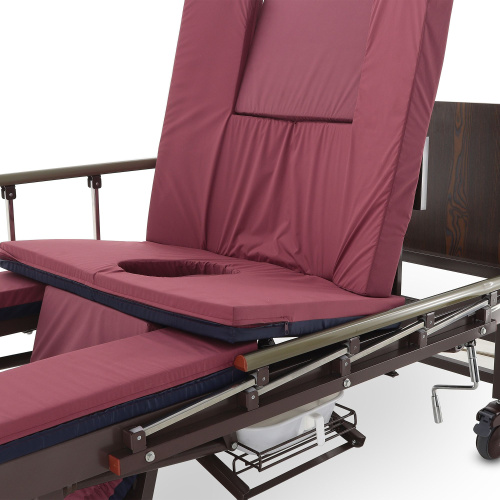 Кровать механическая Med-Mos YG-5 (ММ-5124Н-00) с боковым переворачиванием, туалетным устройством и функцией «кардиокресло» фото фото 15