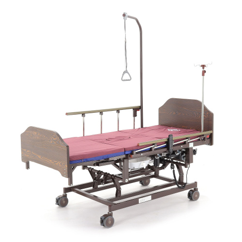 Кровать электрическая Med-Mos DB-11А (МЕ-5228Н-12) ЛДСП Венге с боковым переворачиванием, туалетным устройством и функцией «кардиокресло» фото фото 2