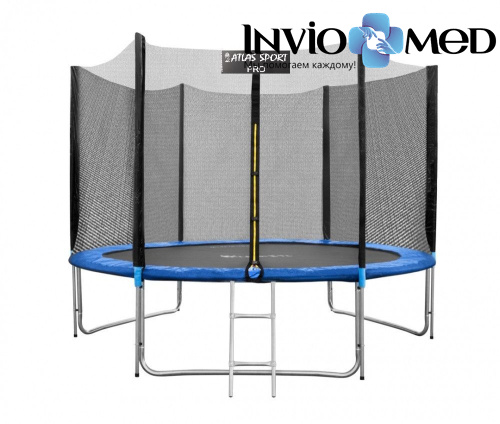 Батут Atlas Sport 312см (10ft) PRO BLUE фото