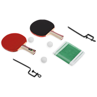 KRAFLA S-H300 Набор для настольного тенниса (ракетки 2шт., мяч 3шт., сетка с креплением) фото