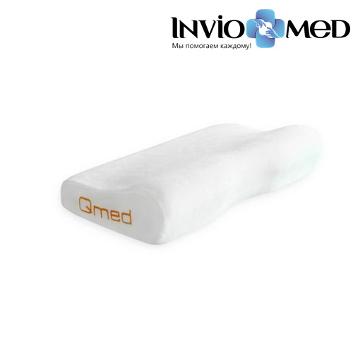 Подушка ортопедическая под голову Qmed MDQ00110 STANDARD size L высокая фото Подушка ортопедическая под голову Qmed MDQ00110 STANDARD size L высокая фото