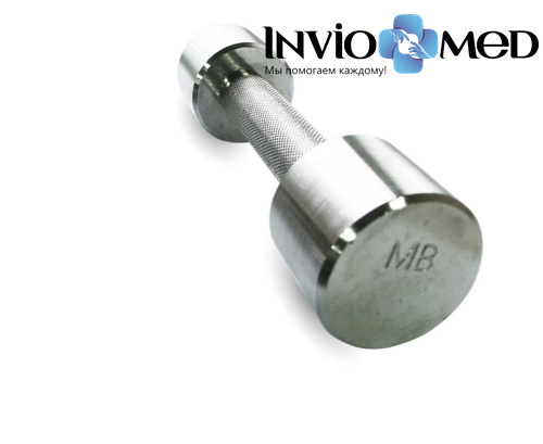 Гантель хромированная, 1 кг фото фото 3