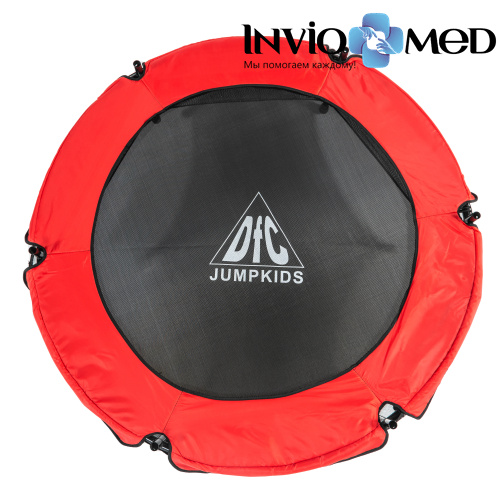 Батут DFC JUMP KIDS 55" красн/желт/син, сетка (137см) фото фото 4 Батут DFC JUMP KIDS 55" красн/желт/син, сетка (137см) фото фото 4