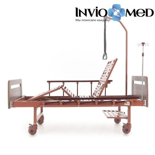 Медицинская кровать Med-Mos E-8 (MМ-2024Д-04 (У)) ЛДСП (2 функции) фото фото 5