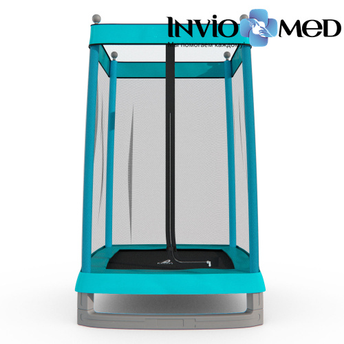 Батут DFC MONKEY 50х50", син/зел, сетка (127х127см) фото фото 4