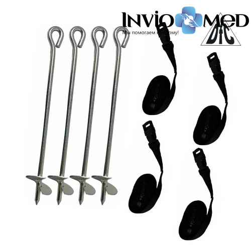 Анкер крепления батута DFC к земле, универс. фото