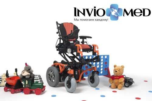 Кресло-коляска Vermeiren Springer Kids с электроприводом фото 7