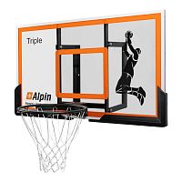 Баскетбольный щит ALPIN TRIPLE BBT-54 фото