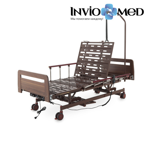 Кровать электрическая MED-MOS DB-6 (ЛДСП венге) с аккумулятором и удлинением фото фото 4 Кровать электрическая MED-MOS DB-6 (ЛДСП венге) с аккумулятором и удлинением фото фото 4